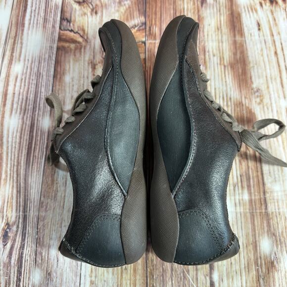 Clarks Artisan FELICIA ALICE Womens size 6.5 M Brown Leather Oxfords Shoes - Picture 6 of 10